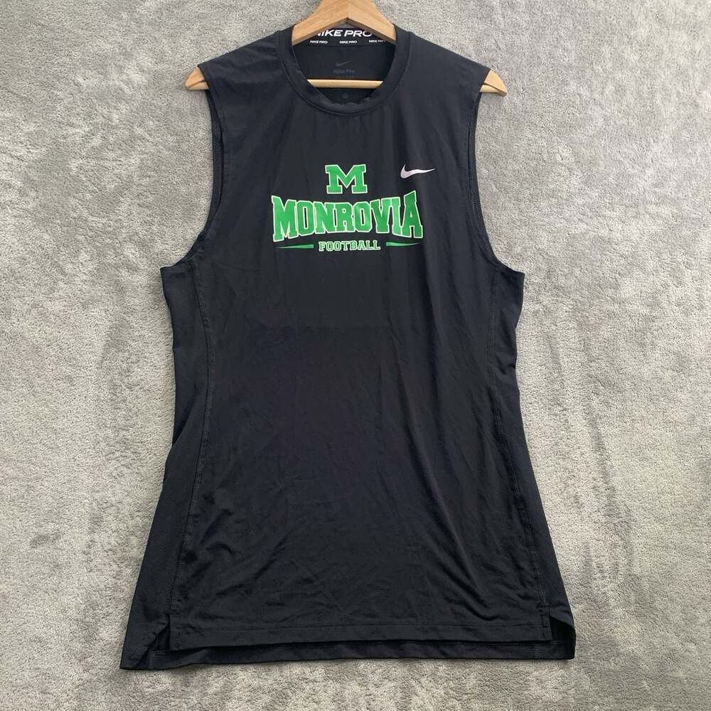Nike Pro Shirt Mens XL Monrovia High School Football Sleeveless Training DH4796